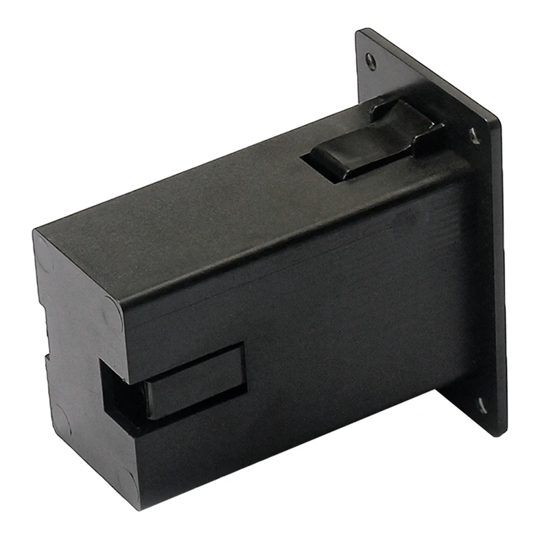 

New 1pc 9V Battery Black Holder Case Box Compartment Cover Guitar Bass Pickup E56B