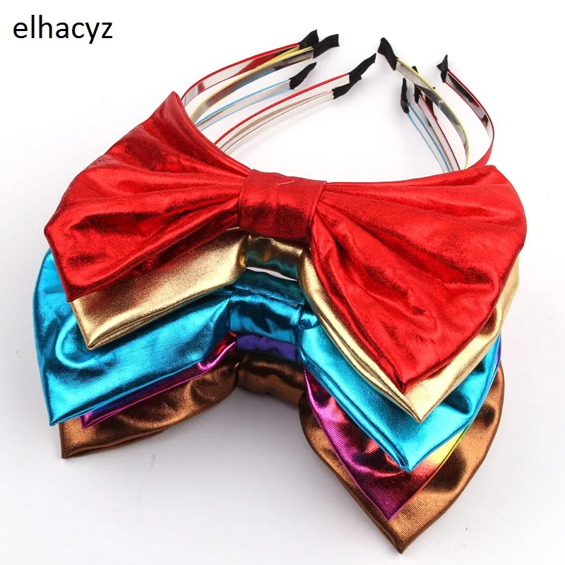 Повязка на голову с металлическим бантом 7 дюймов 3 шт./лот|hair bands kids|diy hair accessorieshair