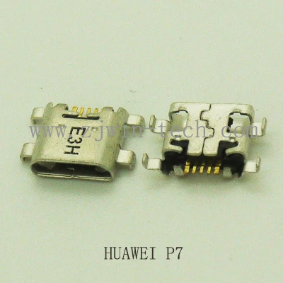 

5PCS or 50PCS/PACK Micro 2.0 connector USB jack for phone charging used for phone HUAWEI P7