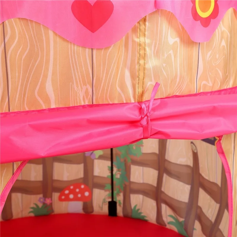 Explosive Children's Tent Cartoon Flower Bird Tree Fence Ocean Wave Ball Pool Yurt Kids Houses for Foldable | Игрушки и хобби