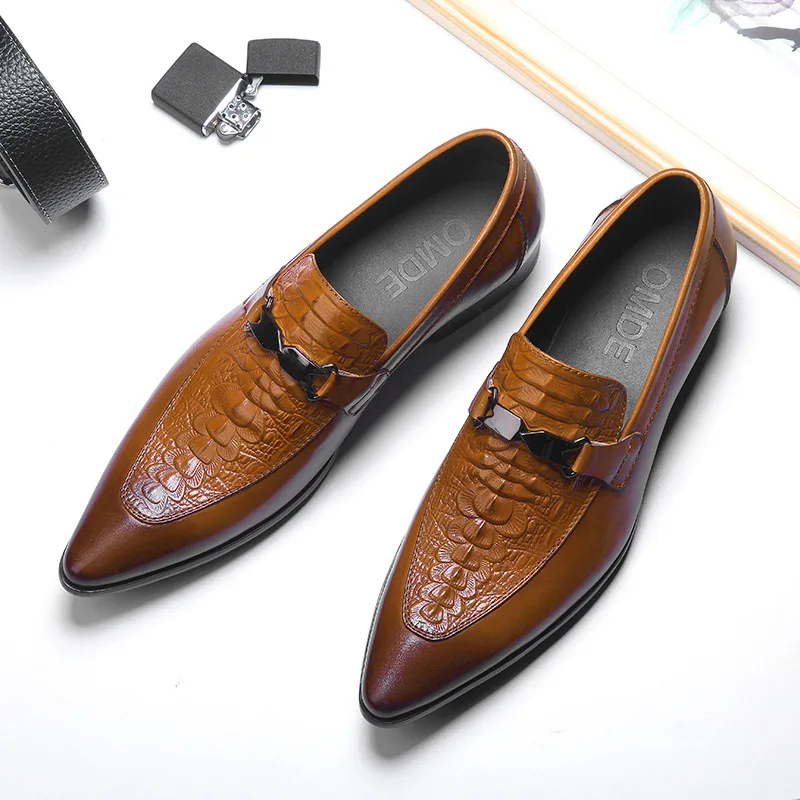 Цвета: черный хаки мужские туфли с перфорированным носком Мужские оксфорды Обувь