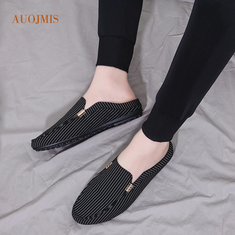 AUOJMIS 2019 summer slippers men's breathable beach unisex casual flat sandals shoes indoor and outdoor use | Обувь