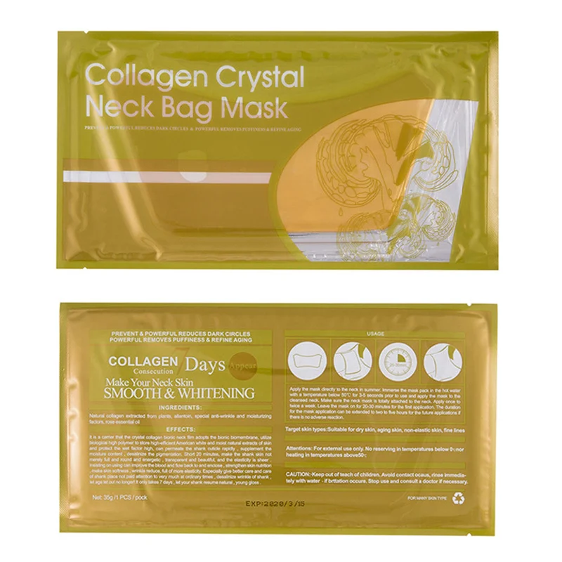 Горячая Распродажа Антивозрастная маска для шеи против морщин уход за кожей