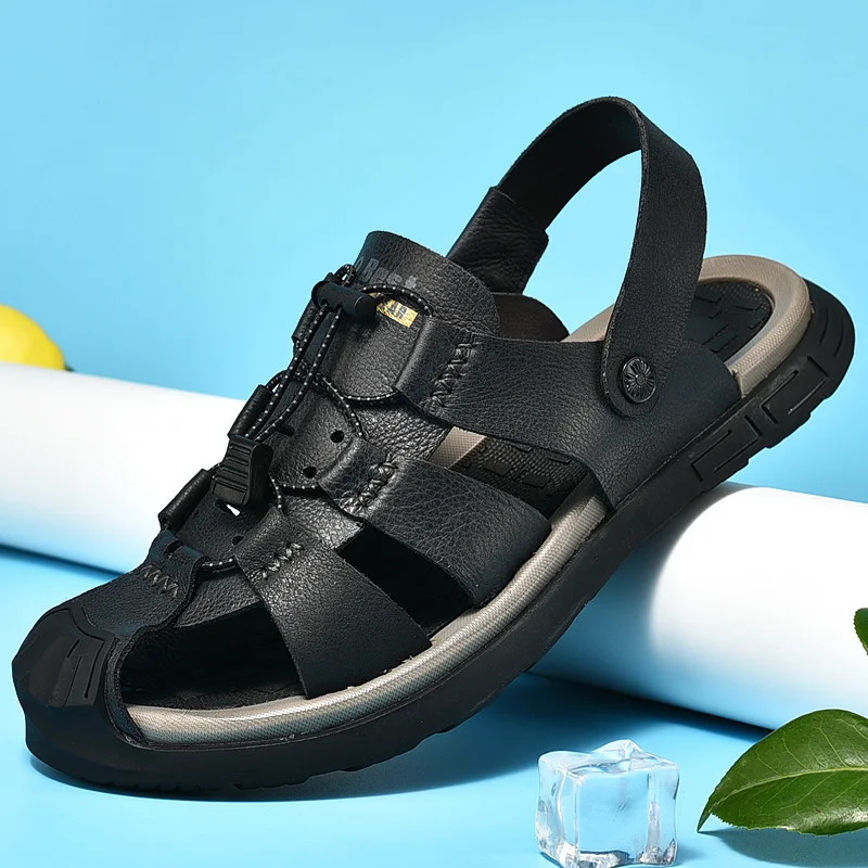 

Men's Sandals Trends New Casual Sandals and Slippers in Summer of 2021 Thick-soled Anti-skid Fashion Sandals and Slippers.