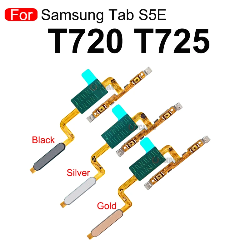 Кнопка включения/выключения питания для Samsung Galaxy Tab S5E T725 T720 кнопка домой с