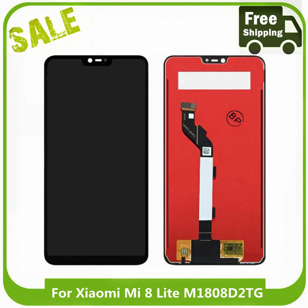 

Оригинальный 6,26 ''ЖК-экран для Xiaomi Mi 8 Lite ЖК-дисплей сенсорный экран дигитайзер сборка для Xiaomi 8X