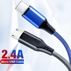 Кабель Micro USB Oppselve для Samsung S7, Xiaomi, Redmi Note 5 Pro, 4 шт.