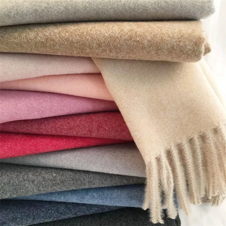 Brand Designer Winter Cashmere Scarf For Women Unisex Wool Scarf Pashmina Solid Color Tassels Ladies Stole Wrap Men Scarves