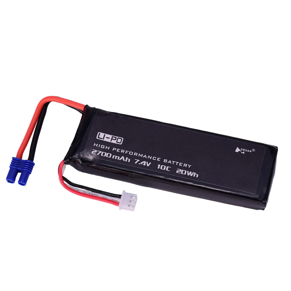 

Hubsan RC Drone Lipo Battery 7.4V 2700mAh 10C H501S-14 for H501S H501C H501S Pro RC Quadcopter Battery Spare Parts