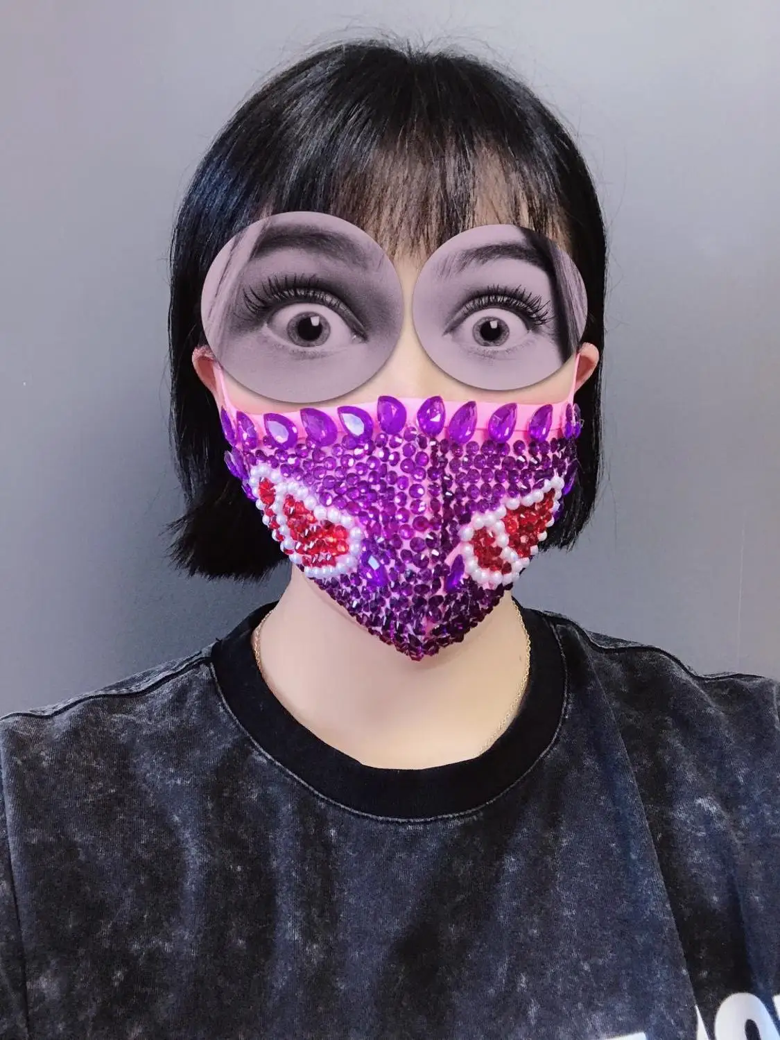 Перламутровая маска. Кристальные маски на Хэллоуин.