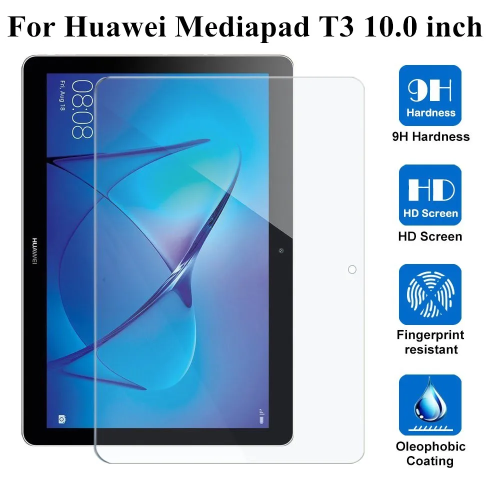 Защита для экрана из закаленного стекла Huawei MediaPad T3 10 AGS L09 9 6 дюйма стеклянная