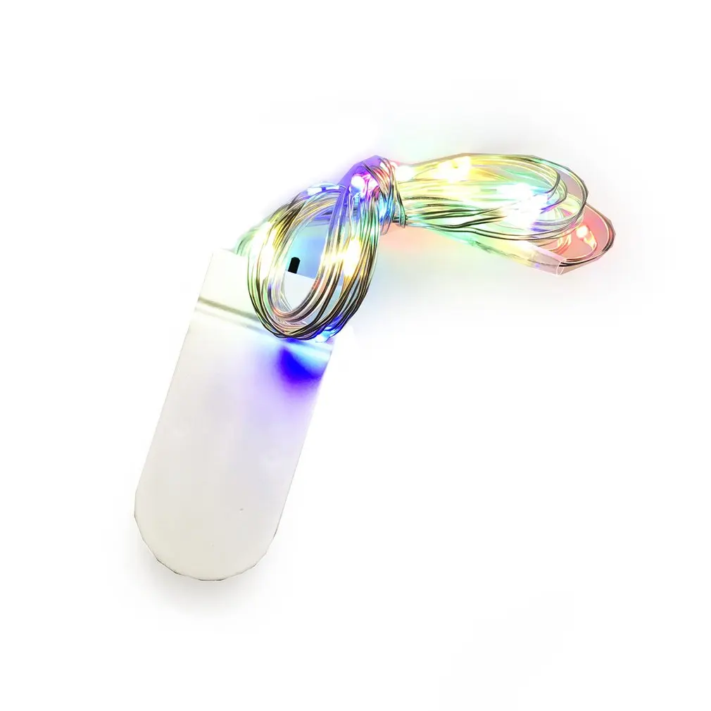 

20 ламп на кнопках, медный провод, декоративные гирлянды, романтические огни, наружное украшение для сада, светодиодный светильник