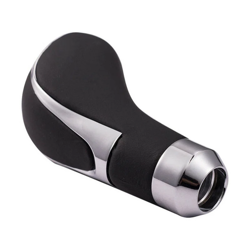 

1Set Genuine Leather Car Gear Shift Knob Cover Manual Automatic Circular Gear Lever Lid Universal Car Accessories Interior Parts