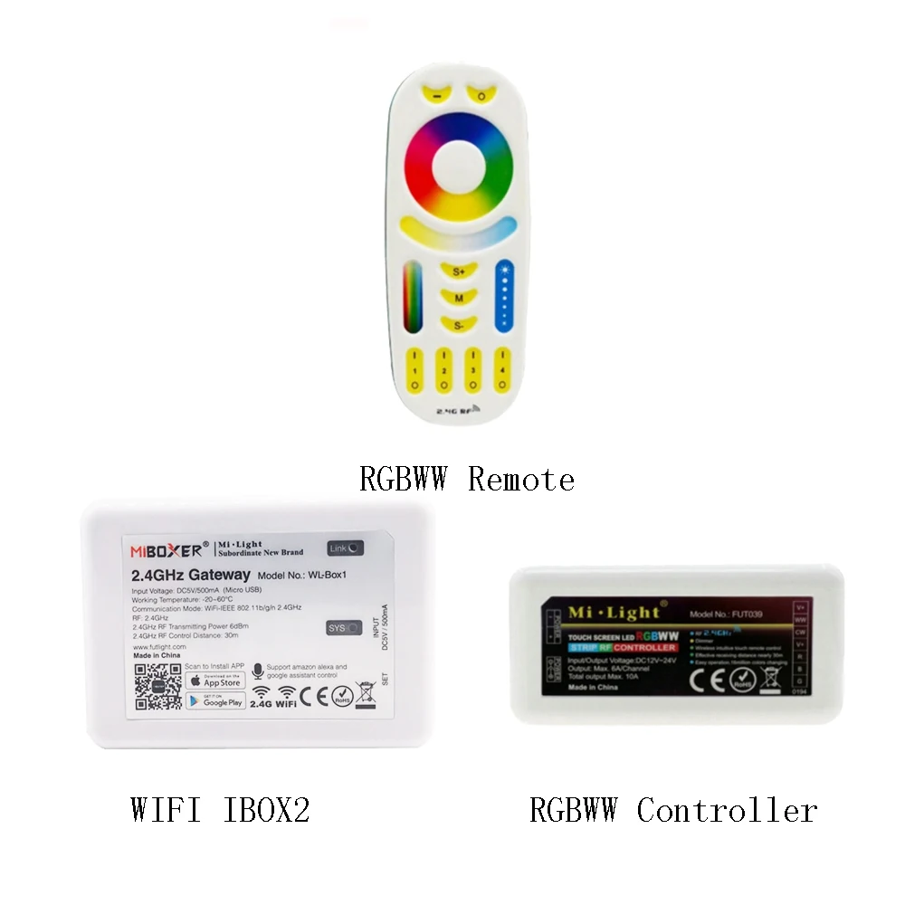 Mi light Led контроллер RGBWW пульт дистанционного управления 2 4G Wifi Ibox2 управление