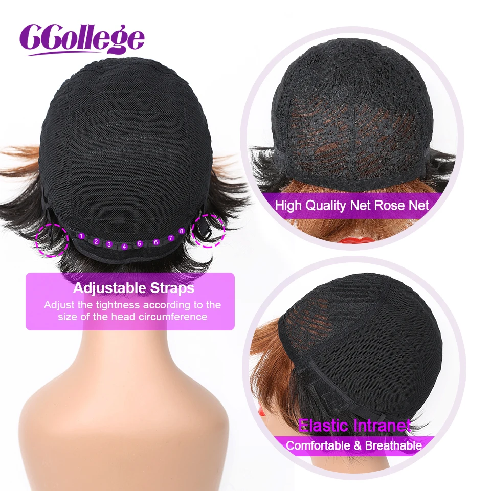 Короткие парики боб для женщин Цвет BL1B/30 прямые натуральные волнистые вырезанные