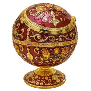 Прочная портативная круглая пепельница из сплава, автомобильная пепельница, мини пепельница с рельефным тиснением, подарок для улицы и помещений