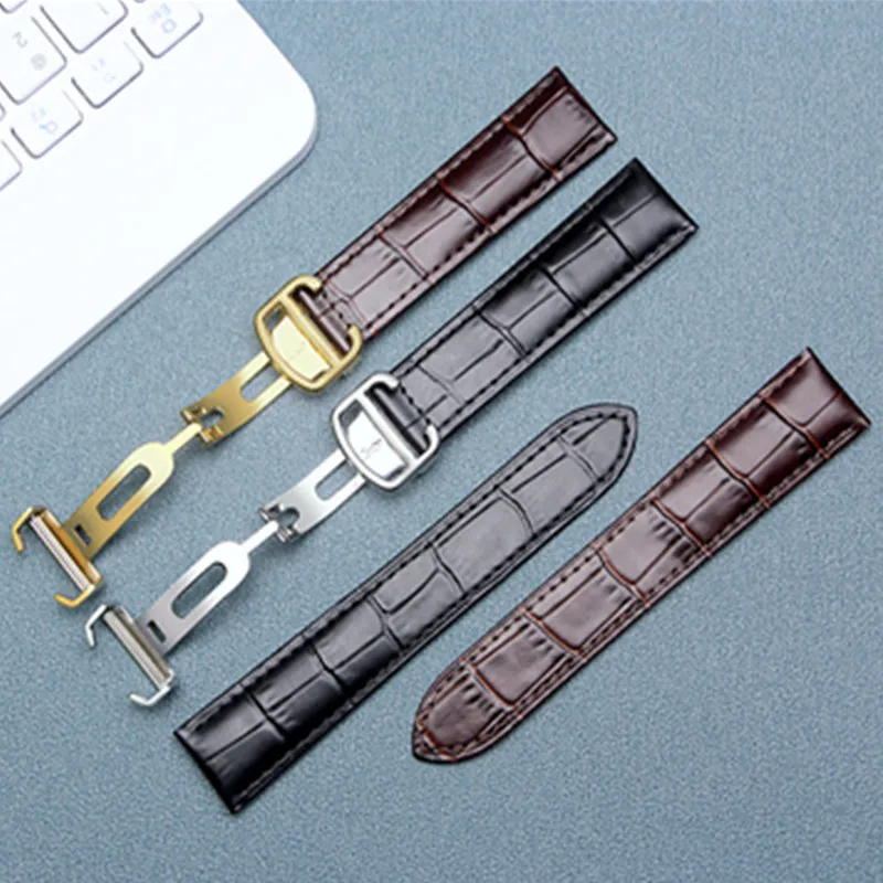 

Watch Band For Tank Series Solo W6700255 Genuine Leather Watch Strap 16/18/20/22mm Bracelet For Men Watchbands