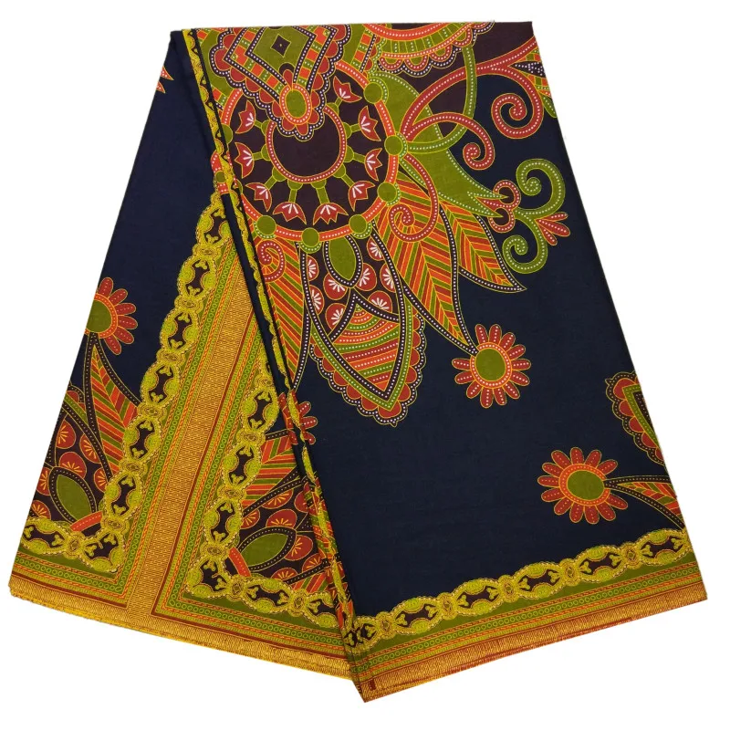 HS550826A2 Хлопковая ткань tissu africain восковая Ткань 6 ярдов африканская ткань Африканский Воск Анкара ткань для платьев - Цвет: HS550826A2