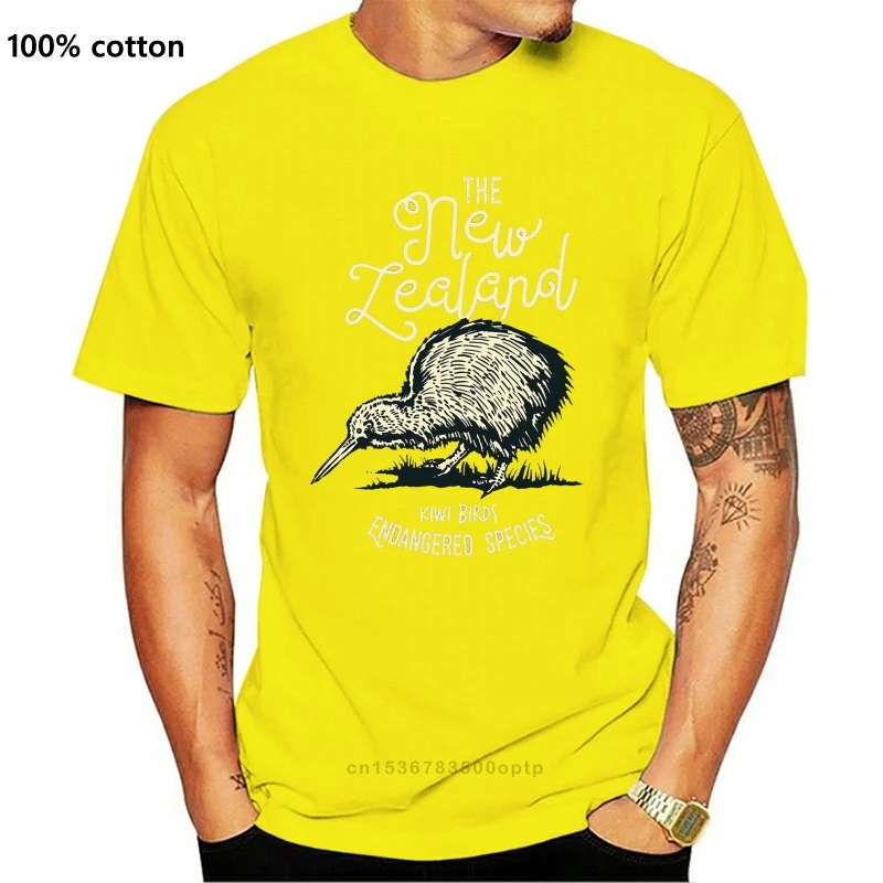 

New The 2021 Zealand Kiwi Birds Endangered Species Nature Lover Tshirt T-Shirt Popular