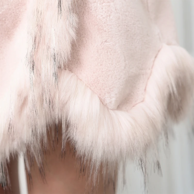 Autumn Winter Coat Women Clothes 2020 Vintage Warm Long Tops Faux Fox Fur Female Jacket Plus Size Fourrure Femme ZT4778 | Женская одежда