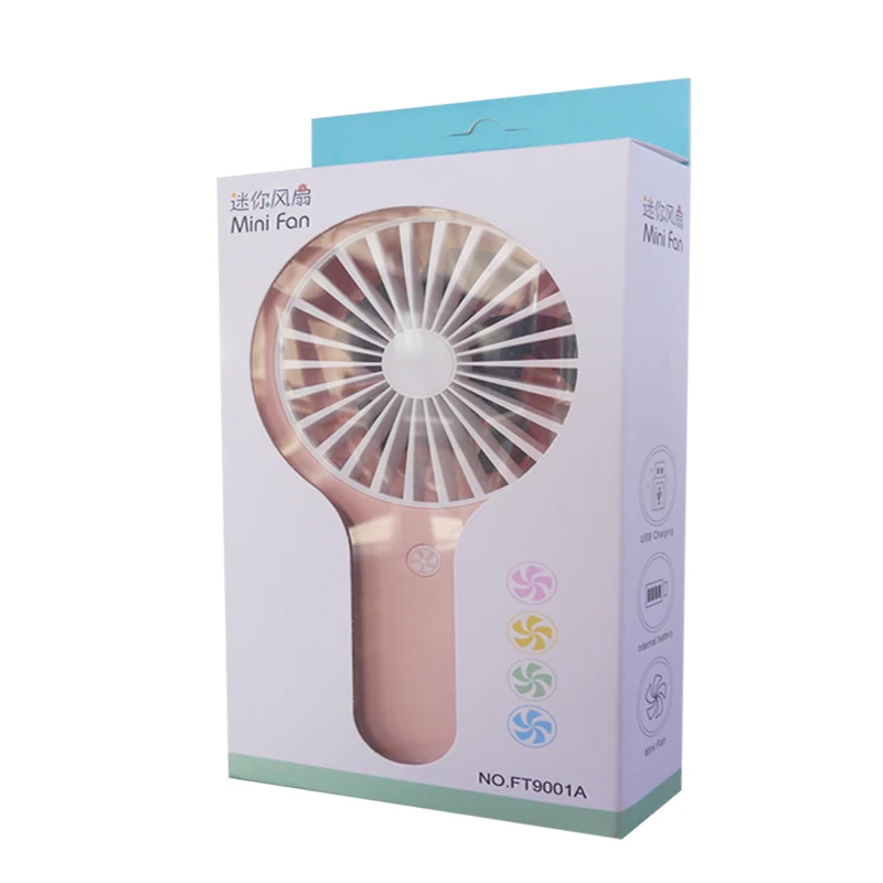 

Summer Cooler Mini Handheld Fan USB Charging Personal Desk Fans Rechargeable Portable Office Outdoor Travel Energy Source