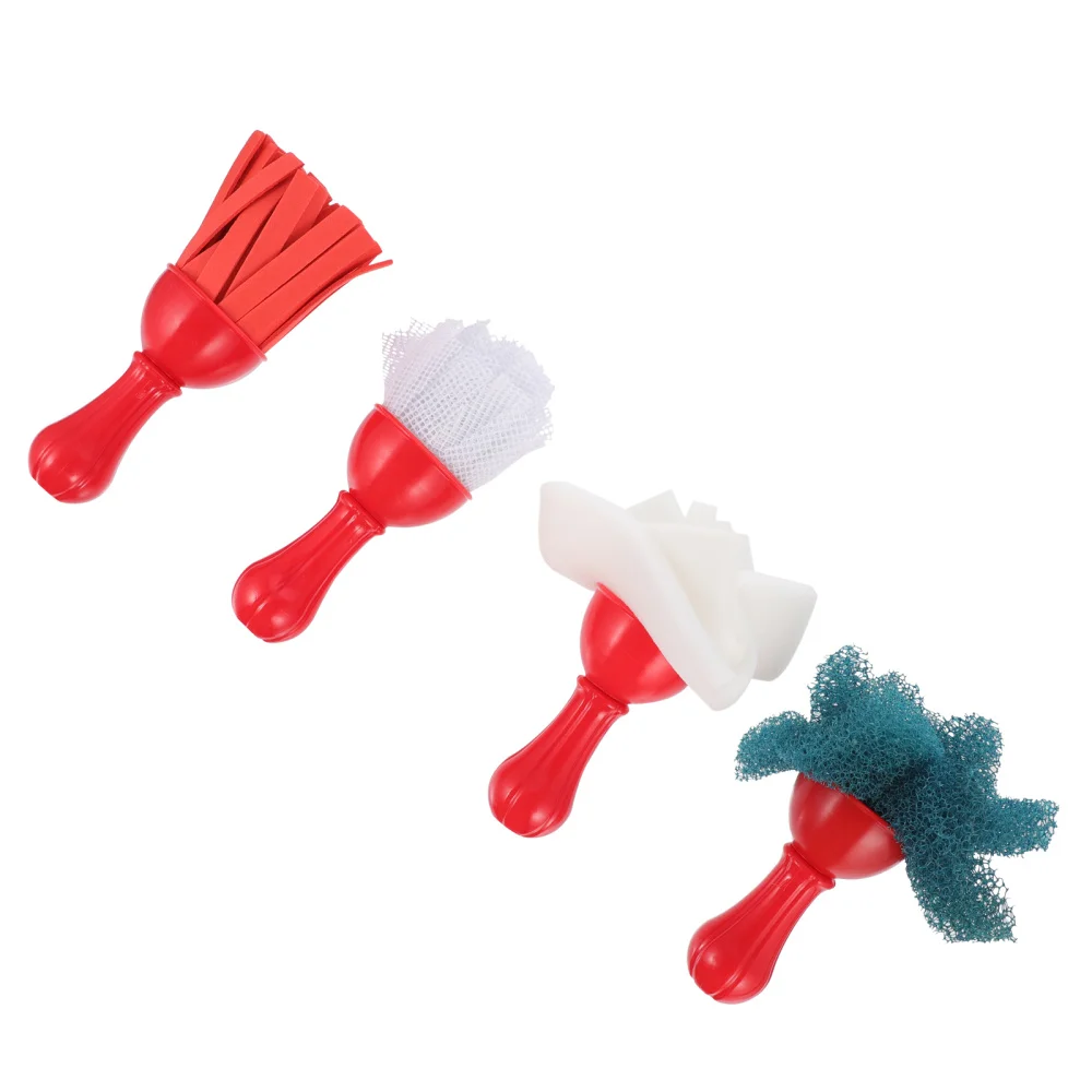 

4Pcs Painting Sponge Brushes Educational Doodling Brushes Kids DIY Art Supplies