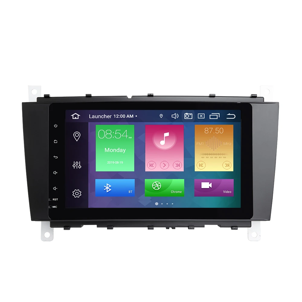 Ips DSP 64G 2 Din Android 9 Автомагнитола для Mercedes/Benz W203 W209 W219 a-класс A160C-Class C200 CLK200 мультимедиа gps-навигация