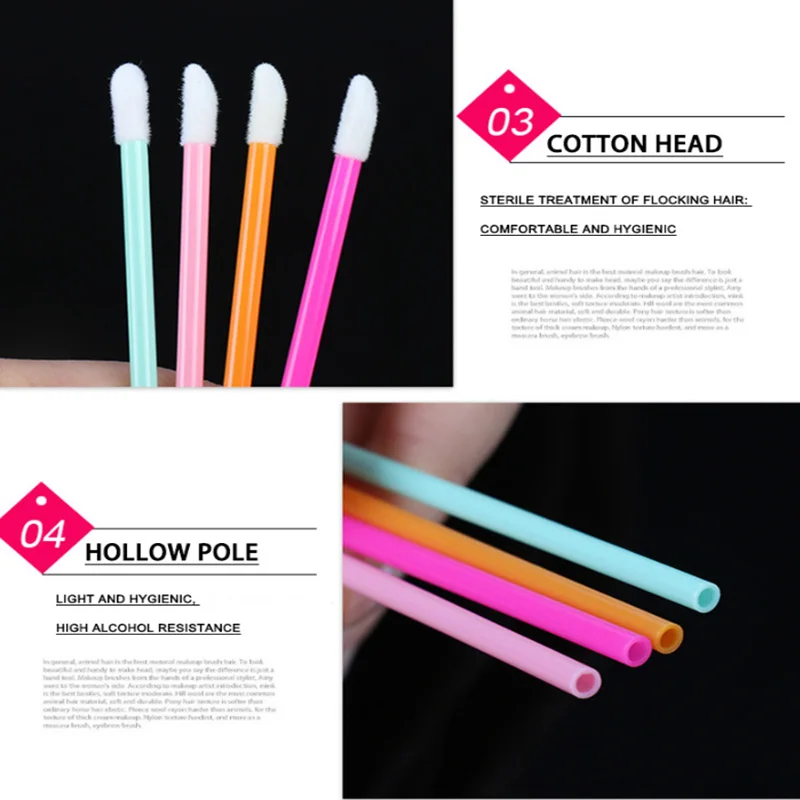 150 шт./упак. кисть для губ одноразовые кисточки блеск Губная помада глянцевый