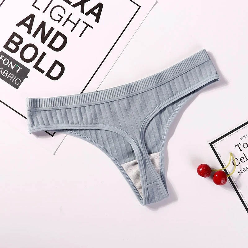 

3pcs/5pcs Sexy Lingerie Women's Cotton G-String Thong Panties String Underwear Women Briefs Pants Intimate Ladies Low-Rise