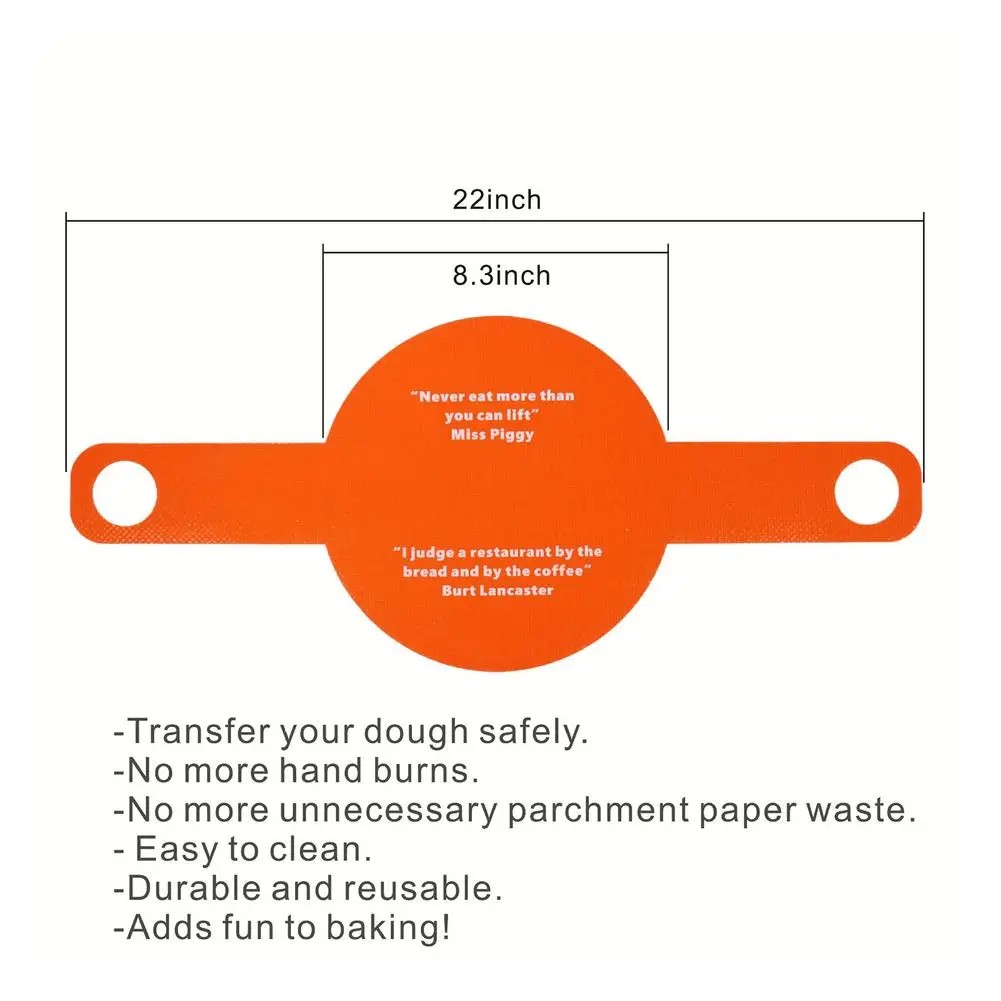 

New Dutch Oven Accessories Bread Baking Pad Dough Transfer Pad Instead Of Parchment Sling Long Handle Extraction Pad