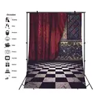 Черно-белый фон для фотосъемки в виде сетки, темный винтажный Фотофон для интерьера, портретная фотосессия, плакат