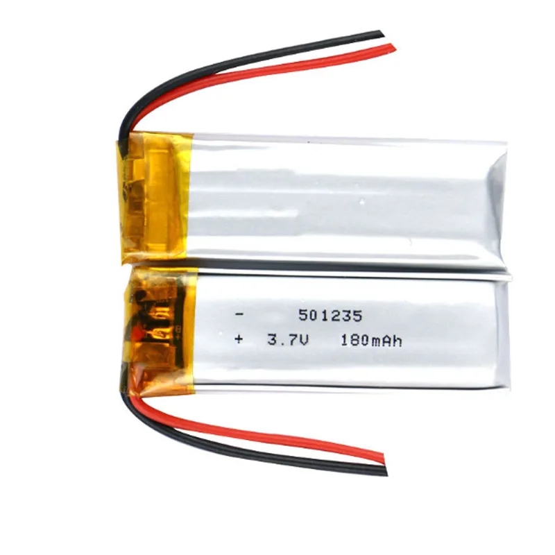 501235 3 7 v 180mAh литий-полимерный аккумулятор для MP3 MP4 GPS навигации гарнитура и
