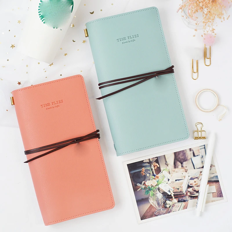 Traveler Notebook Leather Planners Creative DIY Travel Journal Notepads TN Sprial Recording Daily Memos Notebooks Gifts | Канцтовары для
