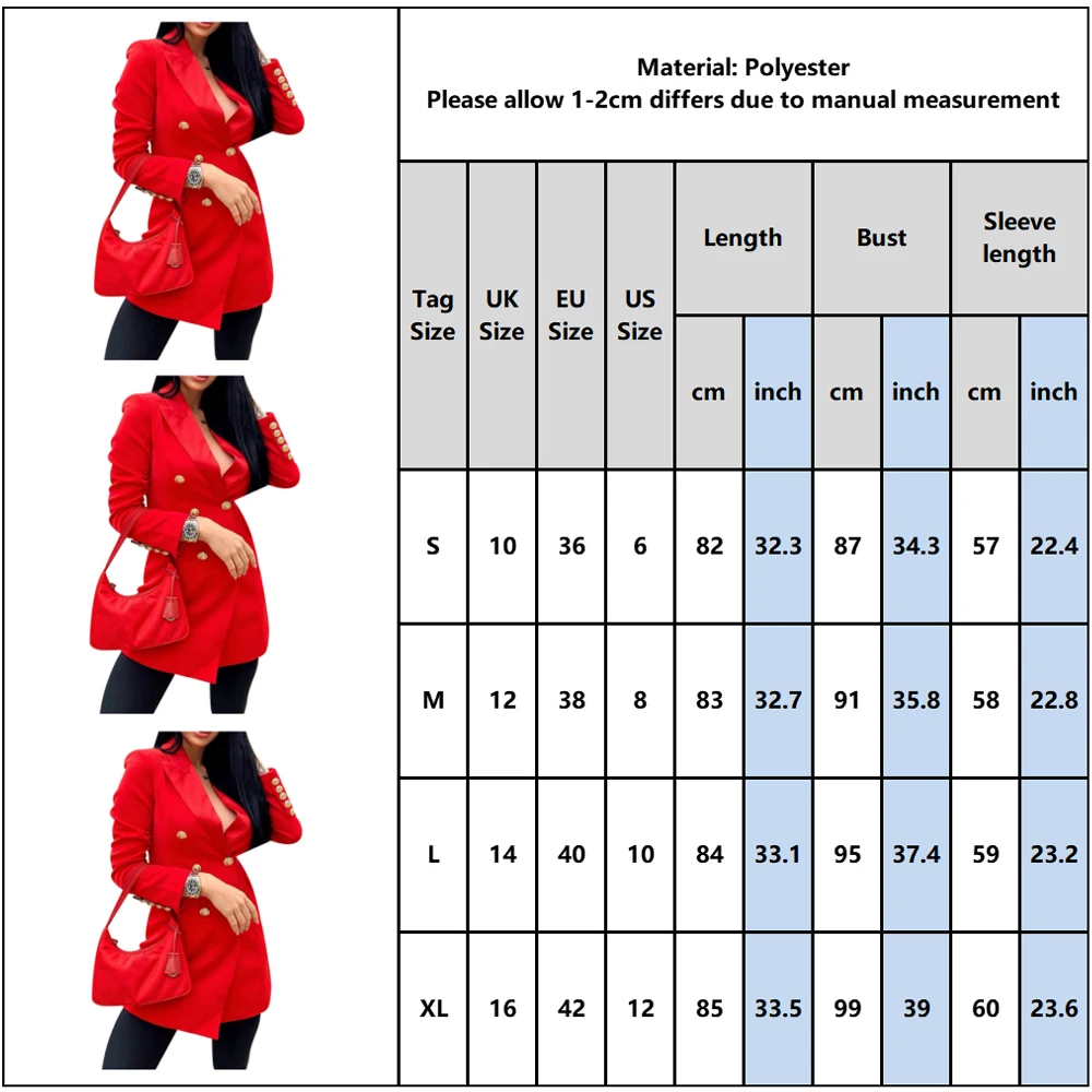 Элегантный женский офисный костюм DUUTI пальто длинный жакет с отложным воротником