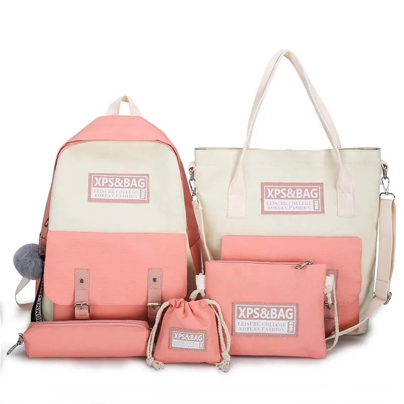 

Women Backpack Casual Korean Style Student Classic Black Retro School Backpacks For Teenagers Mochila Usb Backpack Bookbags