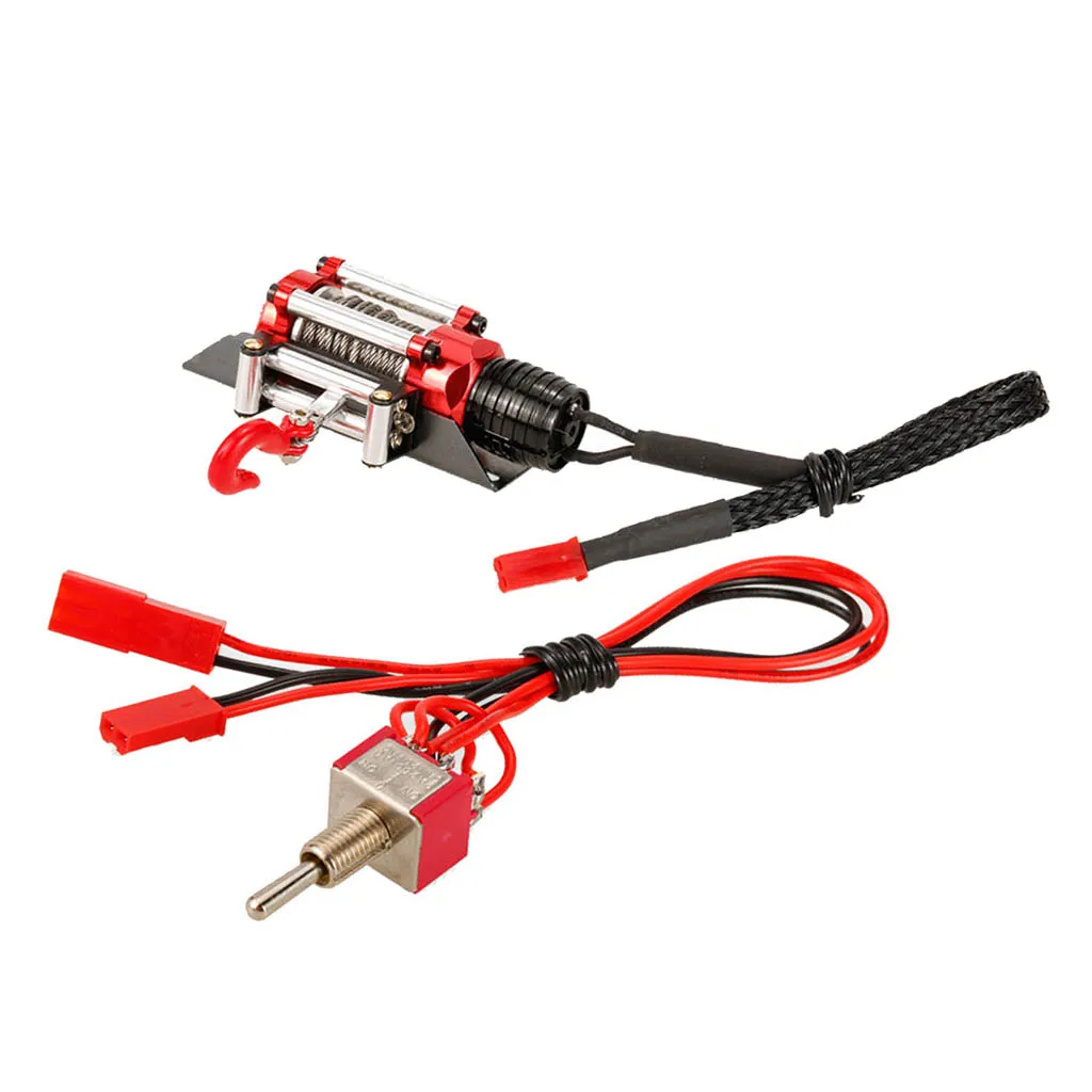 

Simulated Winch with Switch for 1/10 RC Car Crawler TRX4 Axial SCX10