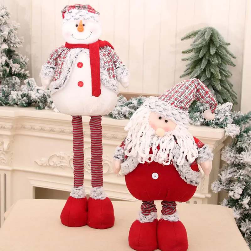 

Christmas orations Dolls Big Plush Figurines Packed Soft Stuffed Holiday Ornaments Xmas Decor