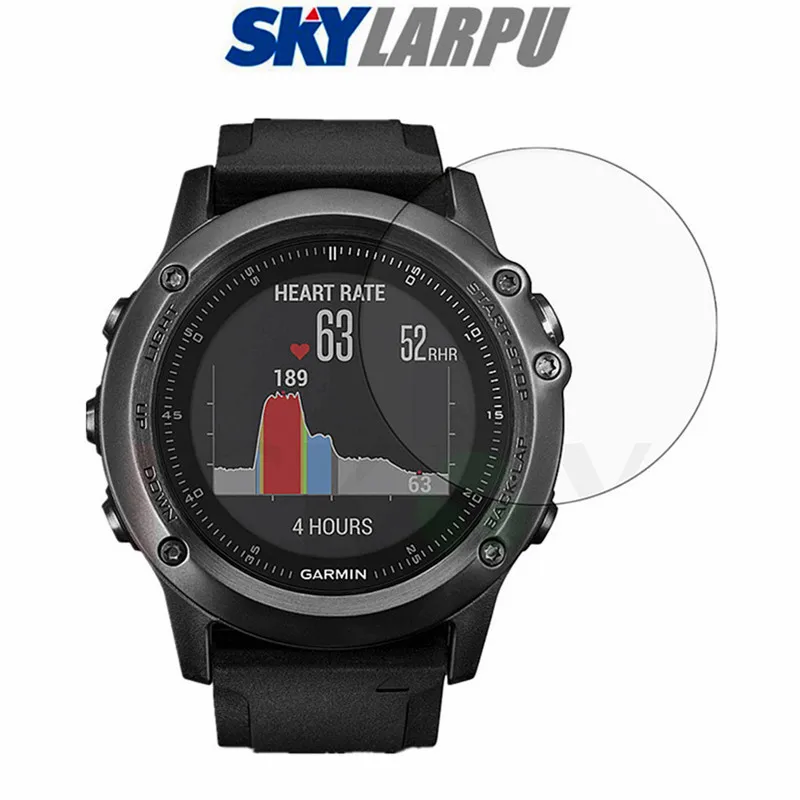 Защитная пленка для смарт часов Garmin Fenix 3 HR GPS HD от царапин Электростатическая ПЭТ