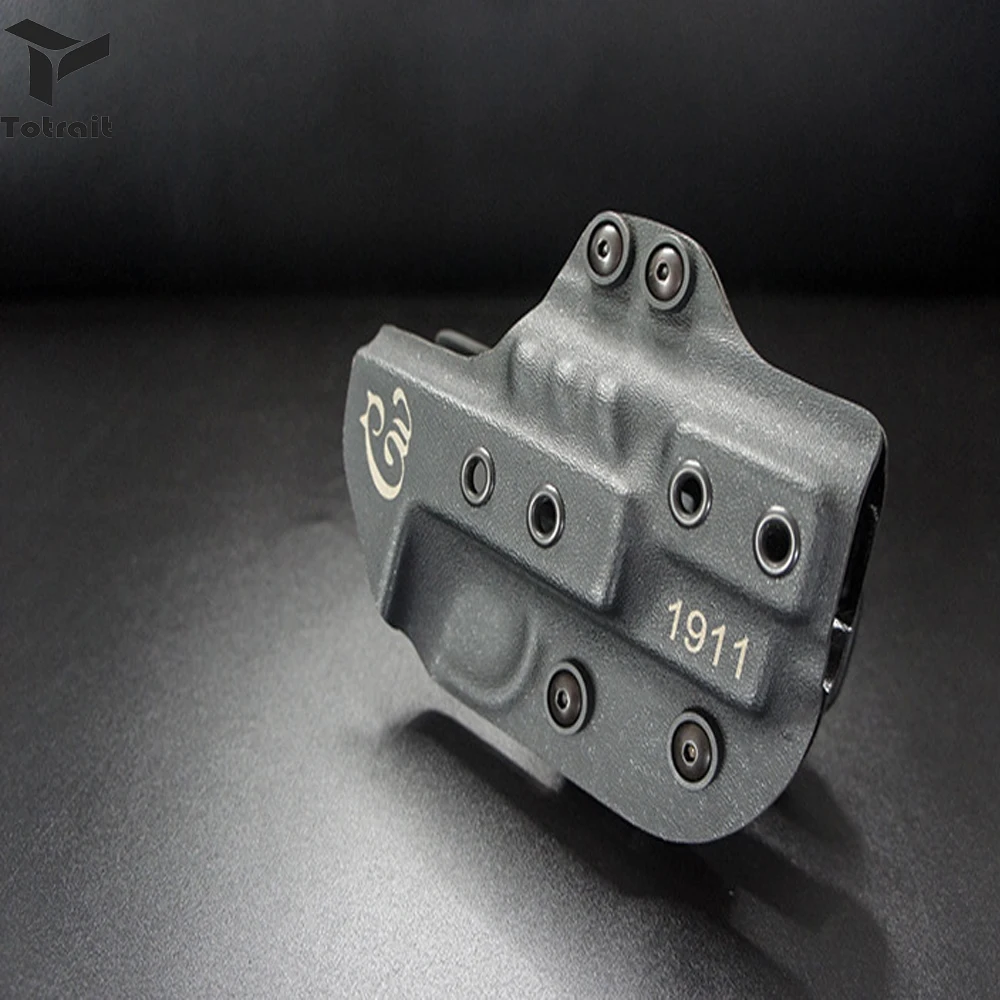 

Новинка, тактический быстросъемный черный точечный Тактический 1911 KYDEX 2 мм, набор готовых изделий, охотничьи кобуры