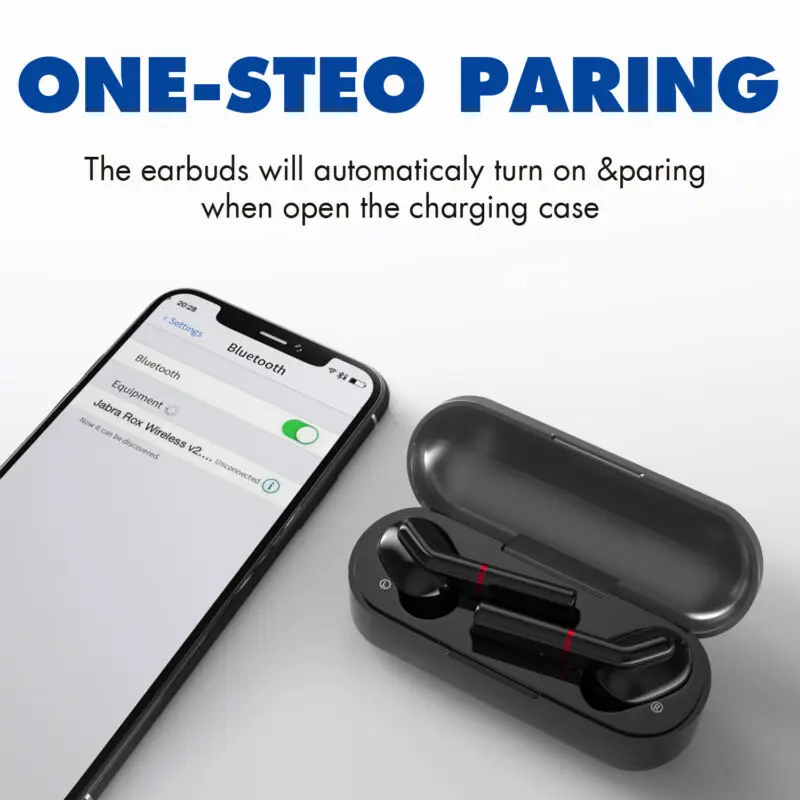 Наушники EARDECO Bluetooth 5,0 гарнитура TWS True беспроводные наушники Близнецы наушники стерео сенсорное управление водонепроницаемые наушники-вкладыши