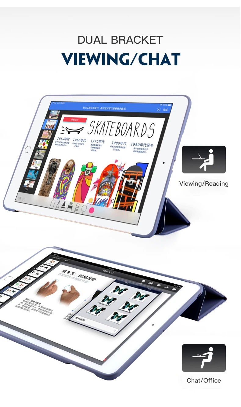 Чехол для iPad Mini 4 3 2 1 чехол ПУ; кожа; Силикон Мягкая задняя трехстворчатая подставка для сна смарт-чехол для iPad Mini 5 чехол Funda