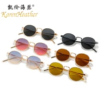 new fashion retro style round frame travel sunglasses brand design anti ultraviolet uv400 casual sunglasses for adultwomenmen