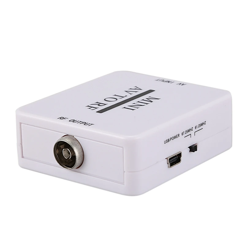 Мини Rca Cvsb Av в Rf адаптер 67 25 МГц 61 видео Аудио ТВ переключатель сигналов