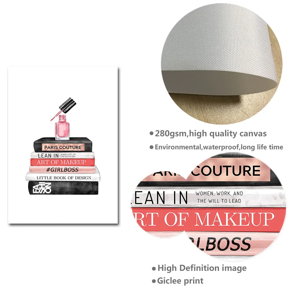 Модные настенные художественные картины на холсте ресницы черные губы постер