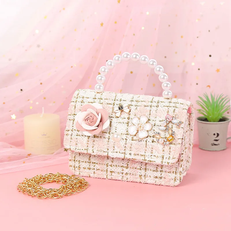 

Korean Kids Purses And Handbags Mini Crossbody 2021 Cute Princess Girls Small Coin Pouch Baby Purse Girl Party Hand Bags Gift
