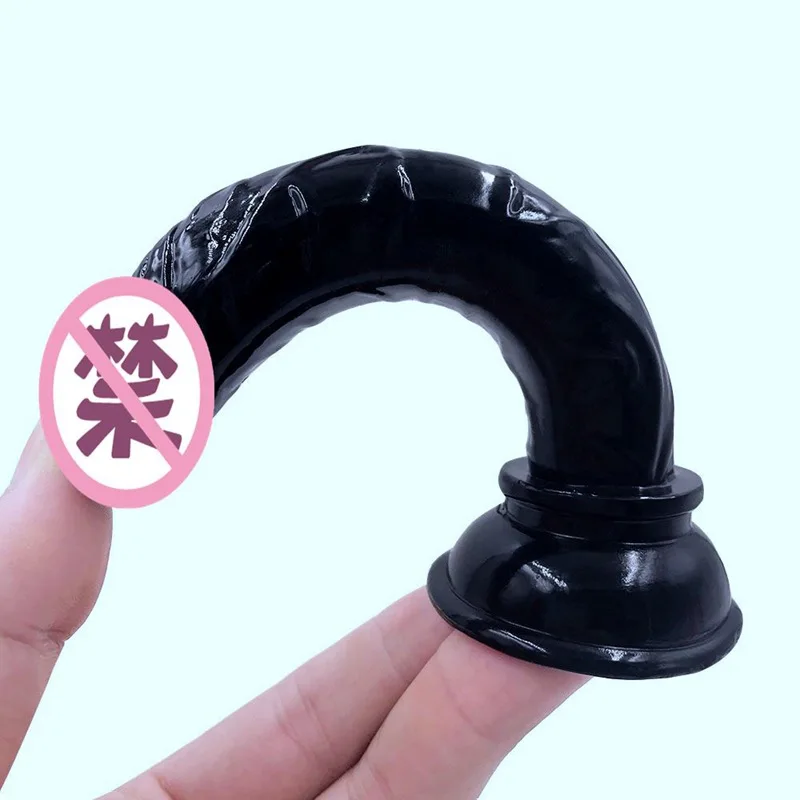 14 см мини Массажный фаллоимитатор гибкий анальный ремень большой сильный член на