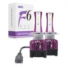 2 x H7 60W 5050 CSP светодиодный комплект автомобильных фар 6000 лм K белый с охлаждающим вентилятором IP67 водонепроницаемые автомобильные аксессуары без задержки освещения