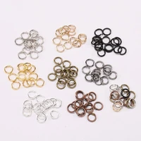 50 200pcsbag 3 20mm metal jump rings round split gold color connector for diy jewelry making finding accessories supplies