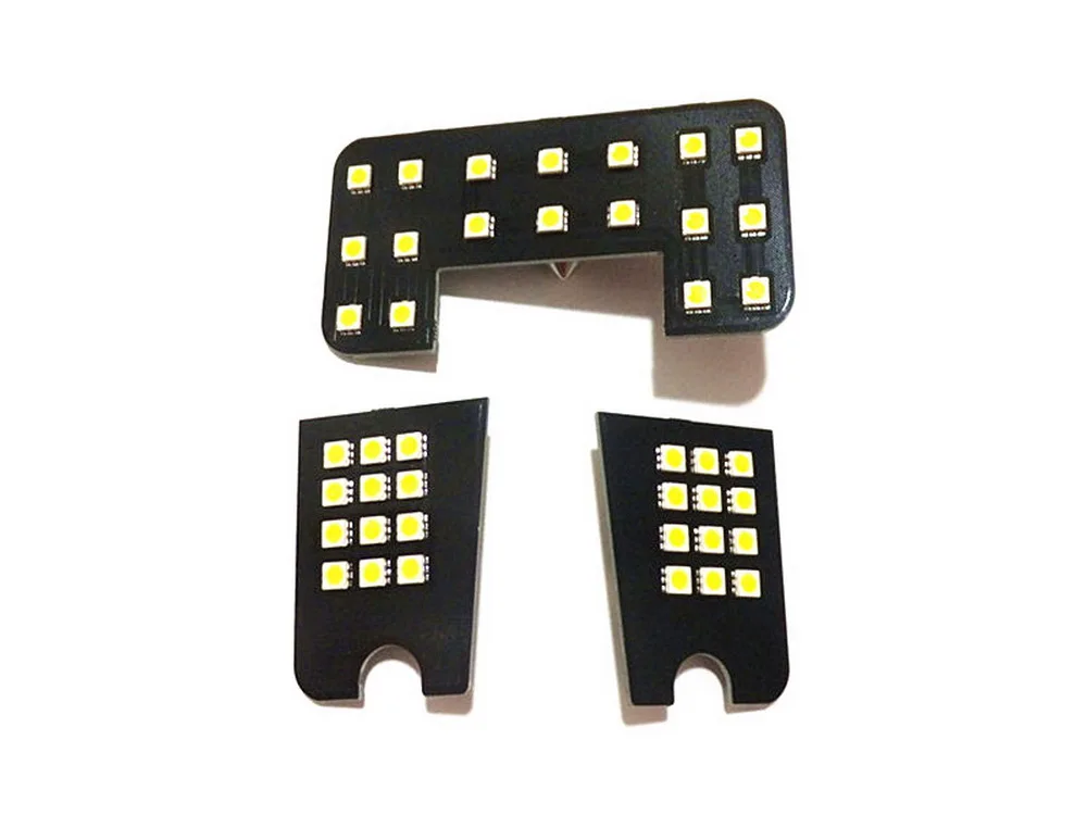 July King светодиодный чехол для чтения салона автомобиля для hyundai Accent Avante Elantra и KIA K3 и т. д., 3 шт./лот, 6000K 5050SMD