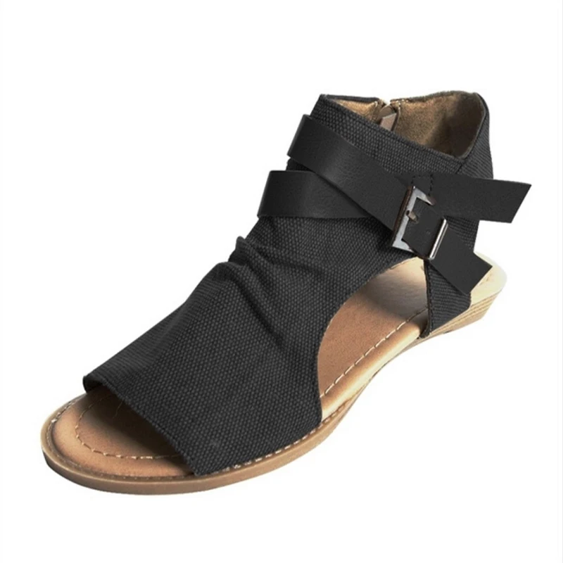 

Retro Women's Sandals 2021 New Gladiator Ladies Vintage Boots Casual Rome Fashion Summer Woman Shoes Female Big Size NVLX159